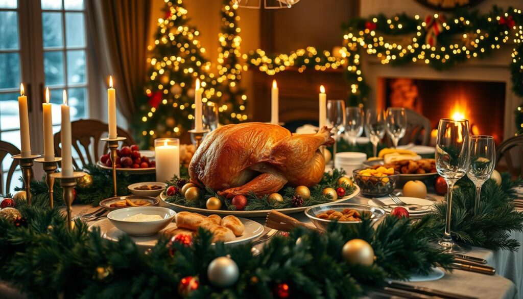 Christmas Feast Table Setting Christmas Feast Table Setting