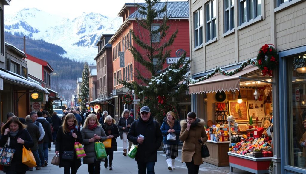 Christmas Shopping in Juneau Alaska Christmas Shopping in Juneau Alaska