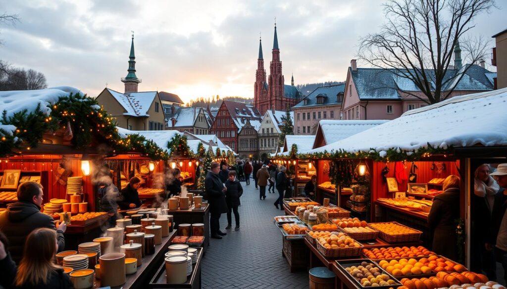 Christmas market food