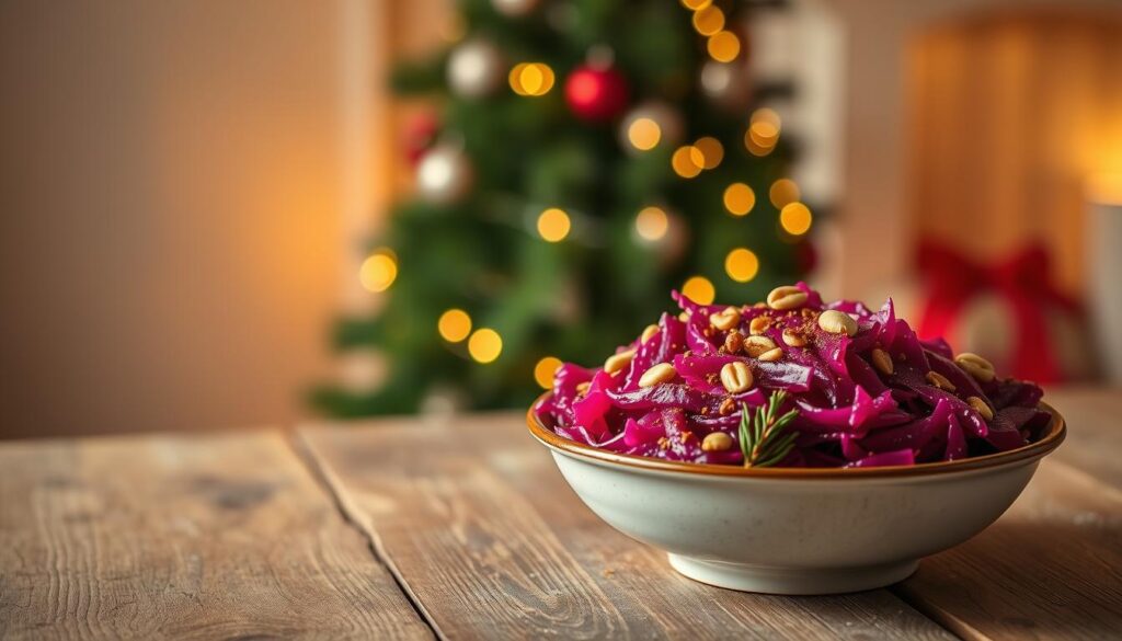 Christmas side dish with red cabbage Christmas side dish with red cabbage