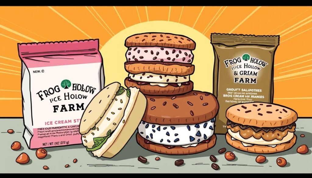 Frog Hollow Farm Ice Cream Sandwiches Frog Hollow Farm Ice Cream Sandwiches