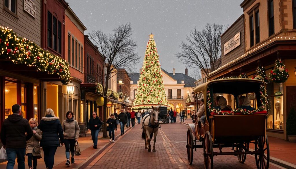 Holiday Shopping on Main Street Holiday Shopping on Main Street
