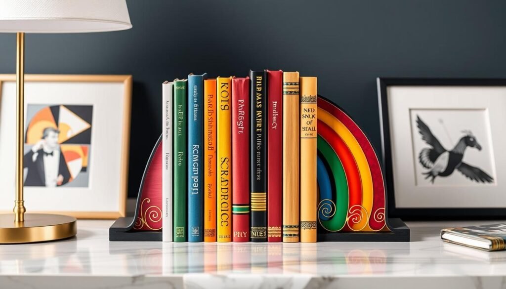 Index Bookends Rainbow office organizer