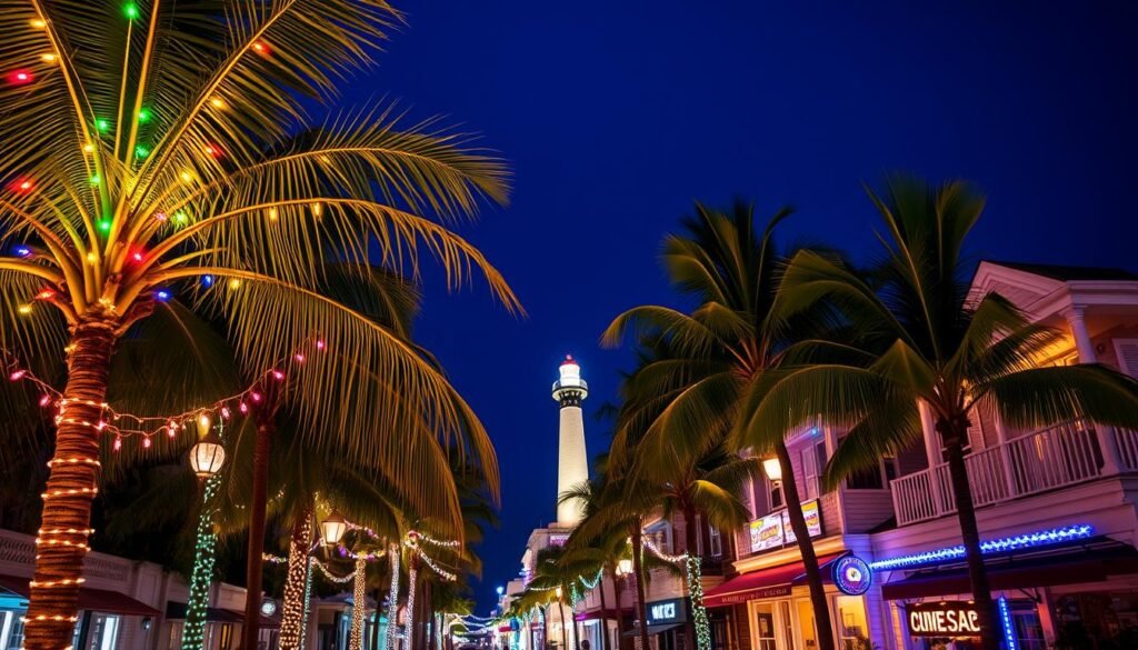 Key West holiday lights