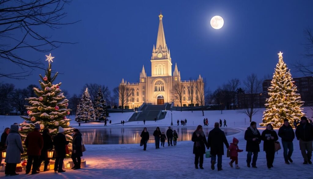 Mormon Temple Christmas Celebrations