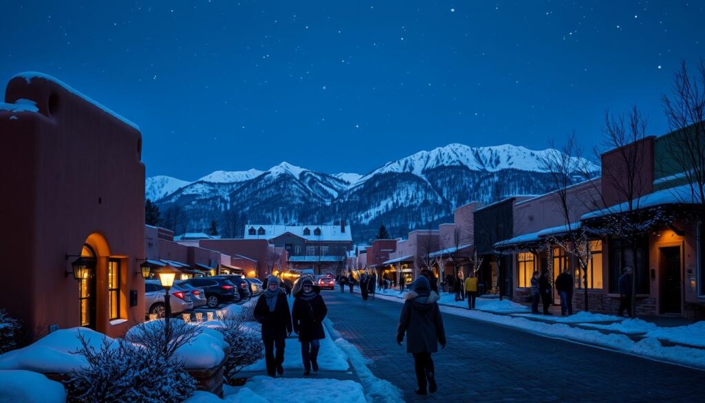 Santa Fe holiday atmosphere