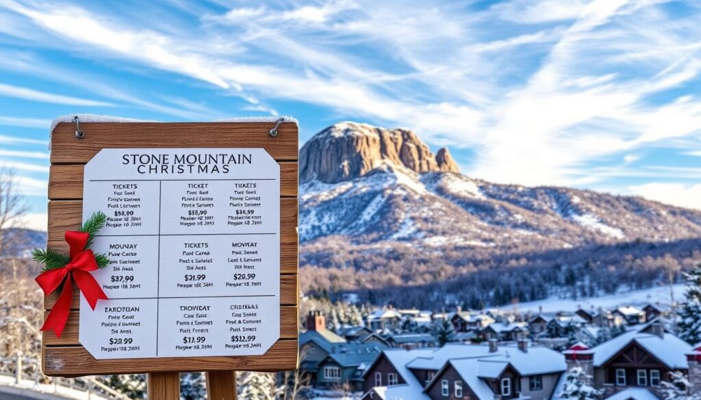 Stone Mountain Christmas Ticket Options Stone Mountain Christmas Ticket Options