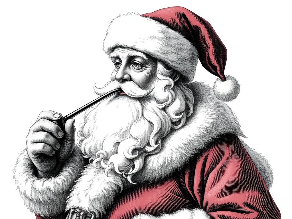 Thomas Nast's famous illustration of Santa Claus from 1881