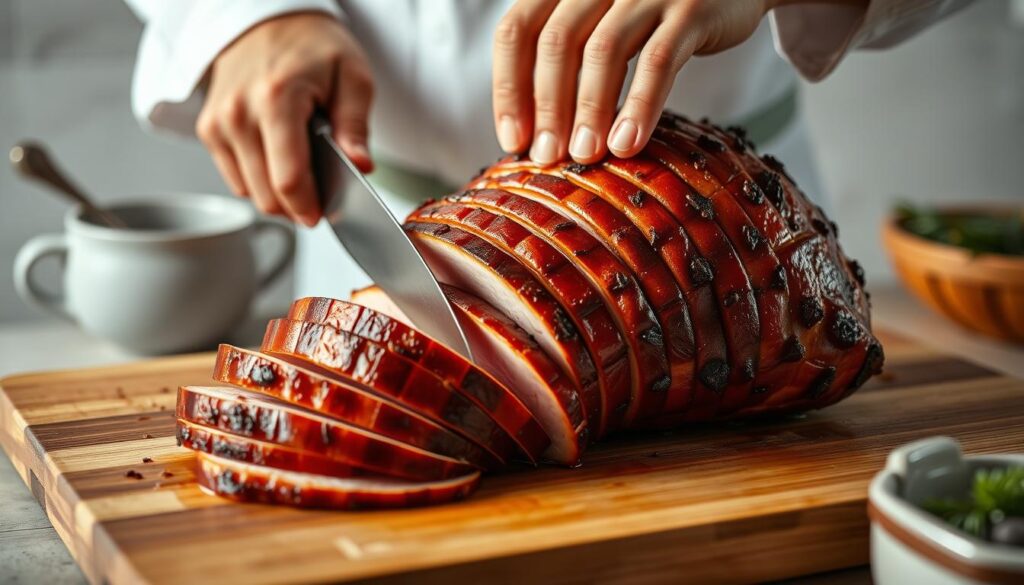 carving ham carving ham