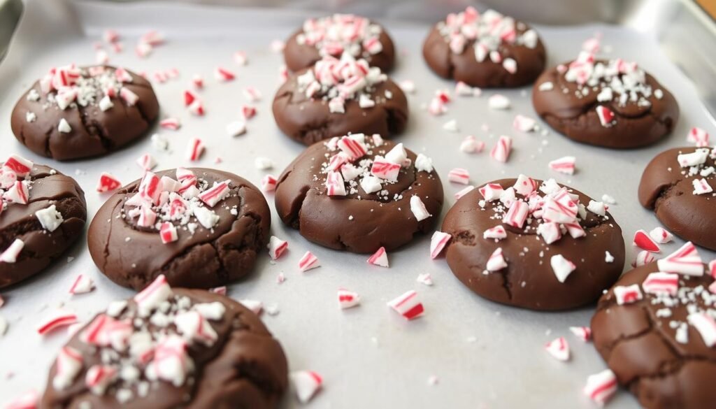 chocolate peppermint crunch cookies chocolate peppermint crunch cookies
