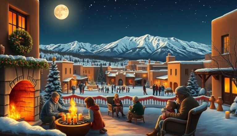 christmas in santa fe new mexico