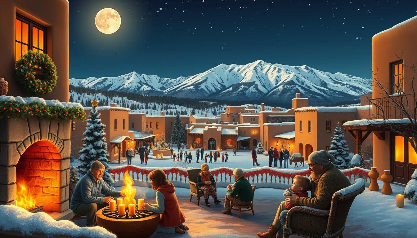 christmas in santa fe new mexico