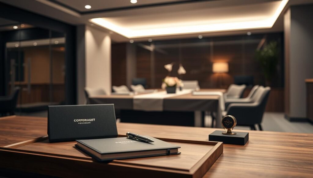 corporate gift presentation