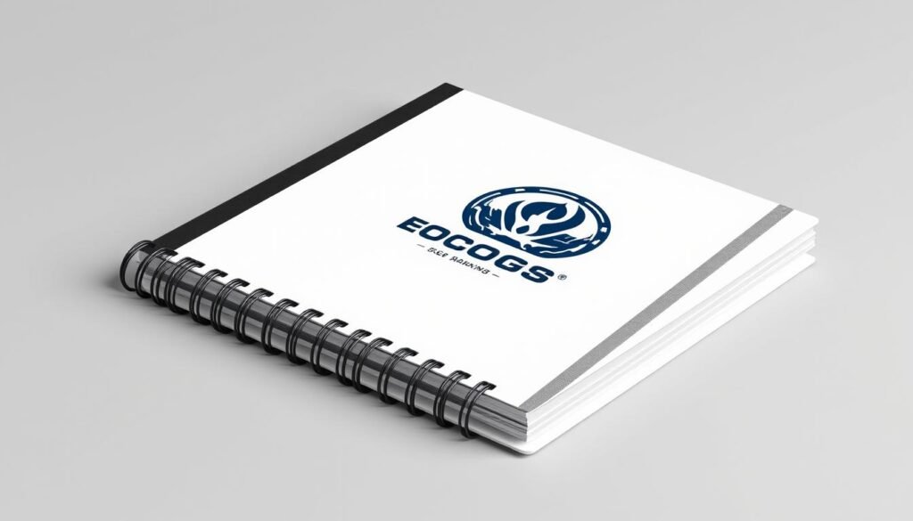 custom employee notebooks with company logo