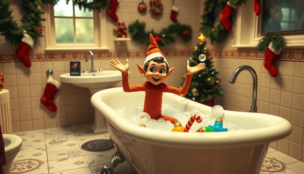 elf bathroom antics elf bathroom antics