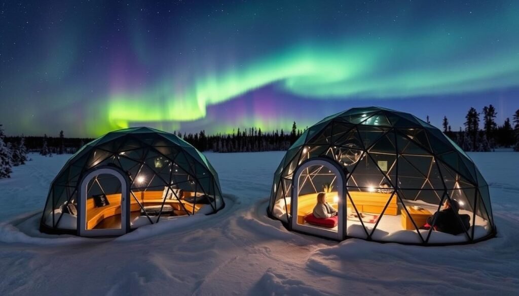 glass igloos lapland finland glass igloos lapland finland
