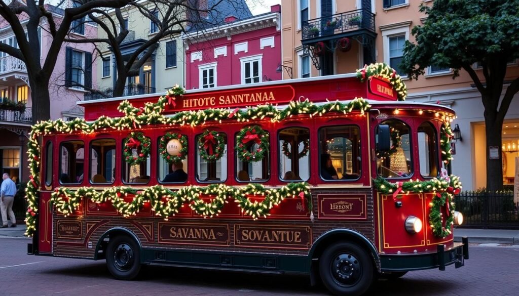 holiday lights trolley tour savannah holiday lights trolley tour savannah