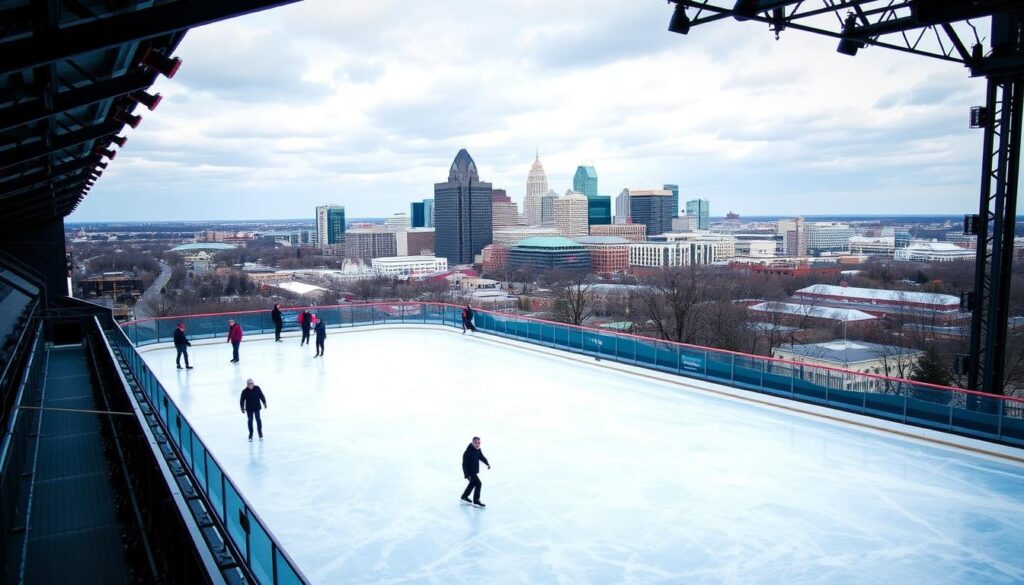ice skating raleigh red hat amphitheater