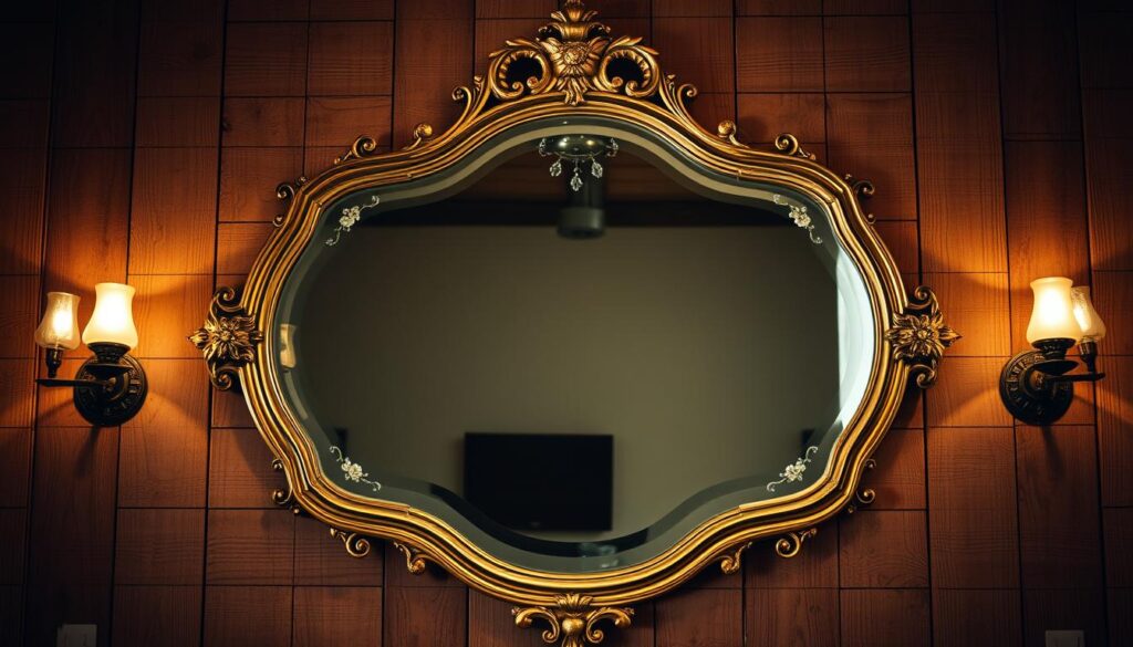 mirror on wall mirror on wall