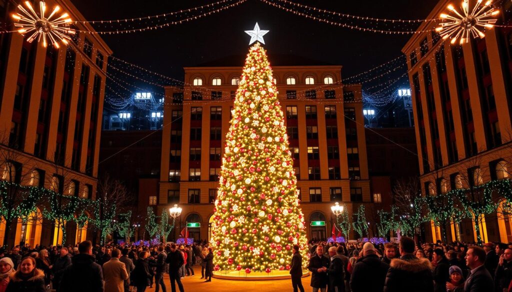 pioneer courthouse square tree lighting