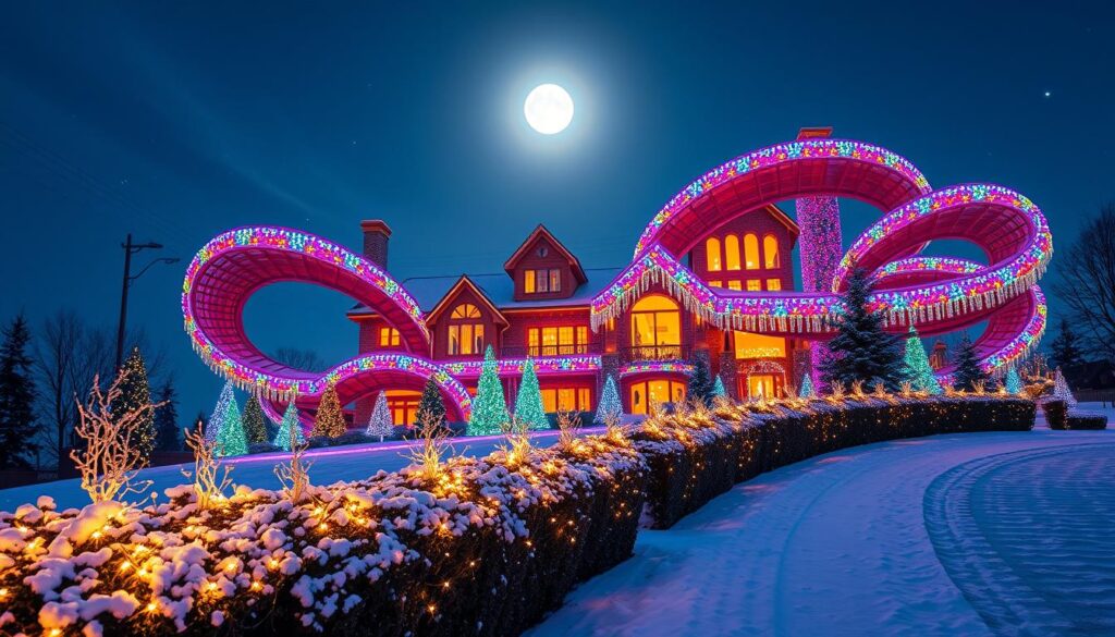 roller coaster house christmas lights roller coaster house christmas lights