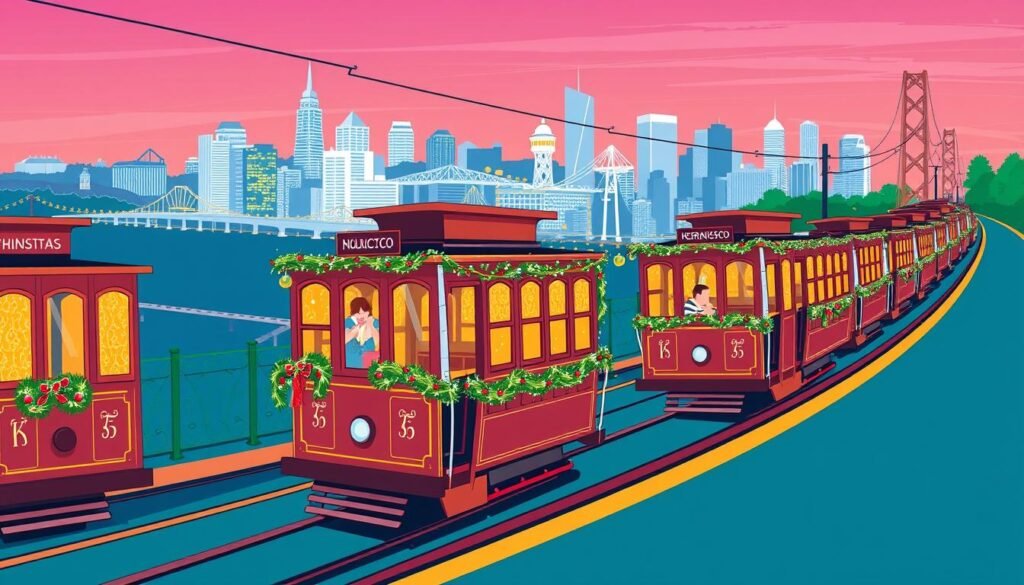 san francisco cable cars christmas decorations san francisco cable cars christmas decorations