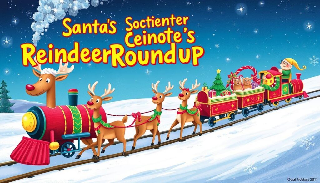 santa's reindeer roundup express tickets