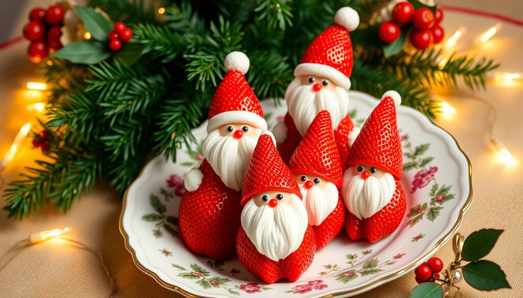 strawberry santa christmas treats strawberry santa christmas treats