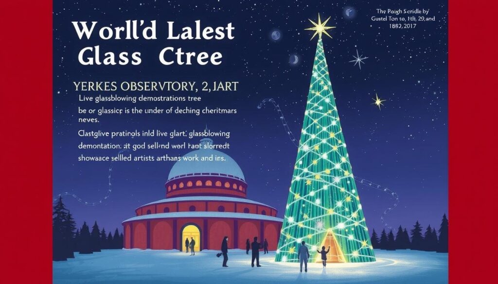 yerkes observatory glass christmas tree